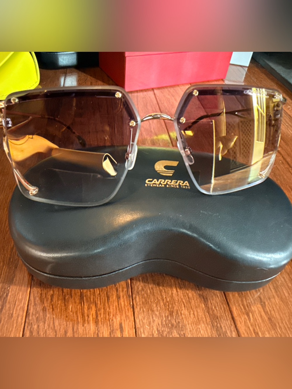 Carrera Sunglasses with Gold Accents